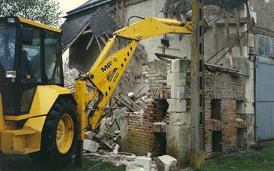 L'histoire du Fleuray ancienne ferme - démolition